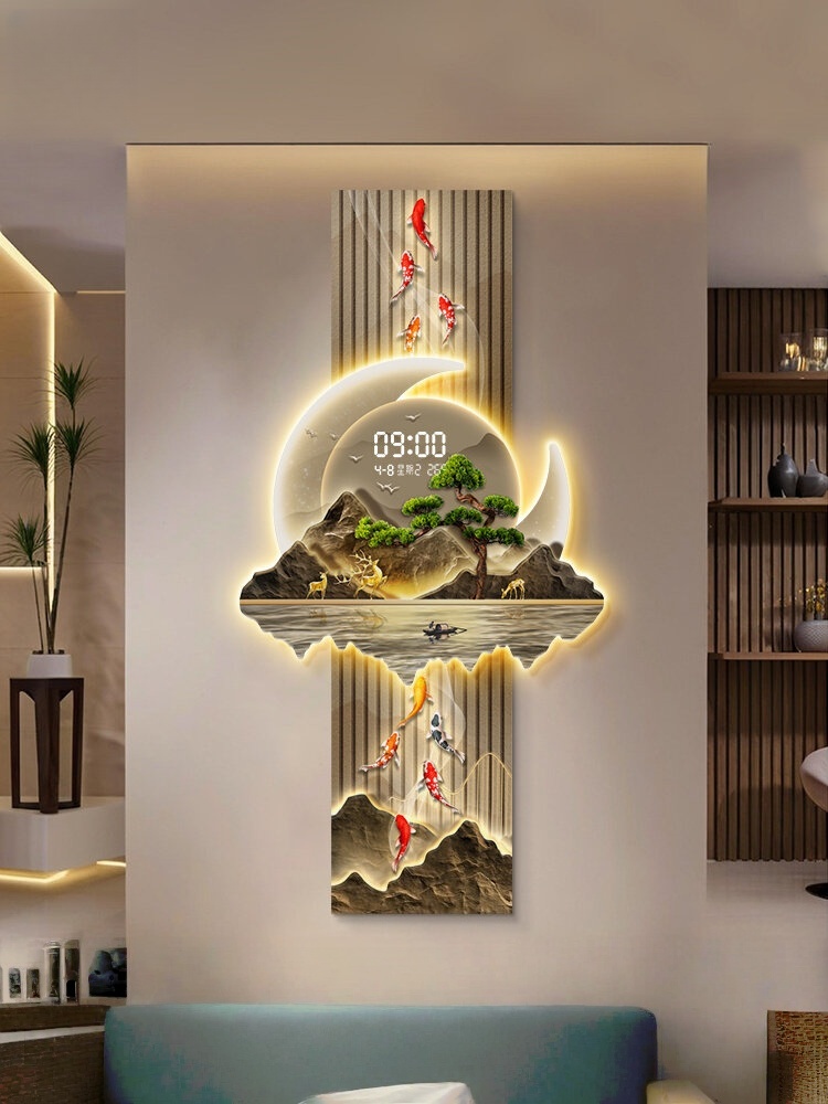 Luxury Lifestyle Photography - Design Luxe wandklokken Woonkamer Led-wandhorloge Stil