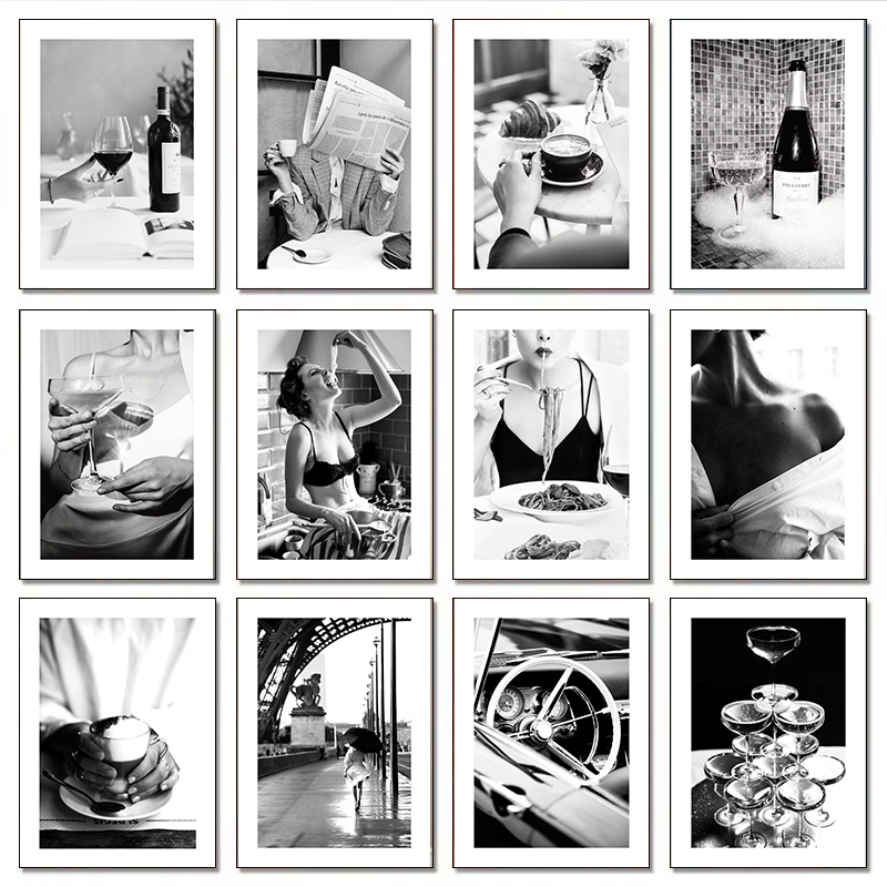 Luxury Lifestyle Photography - Moderne luxe mode champagne wijn sexy