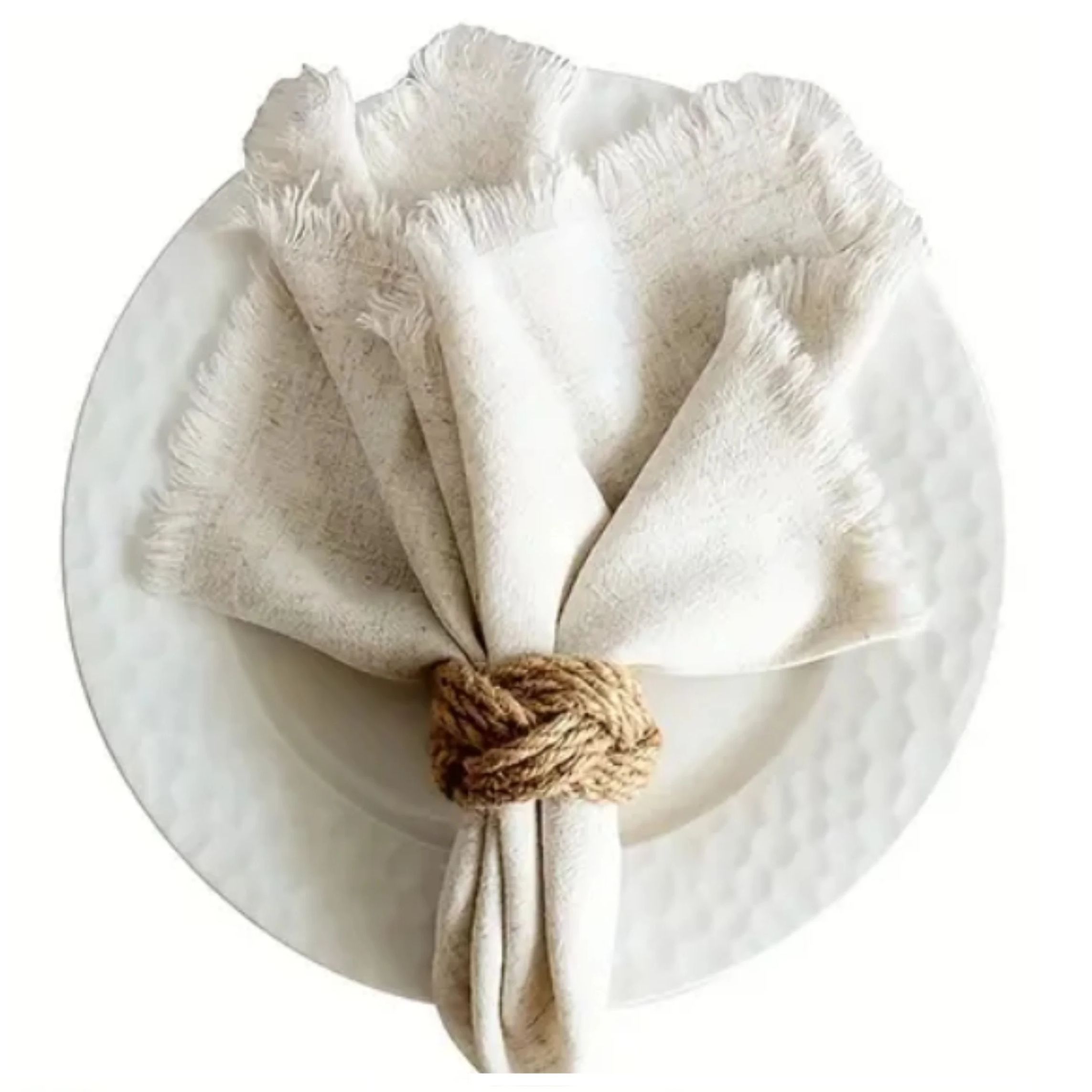 48-delige linnen gevlochten se - Linen Napkin Set recensie en prijs