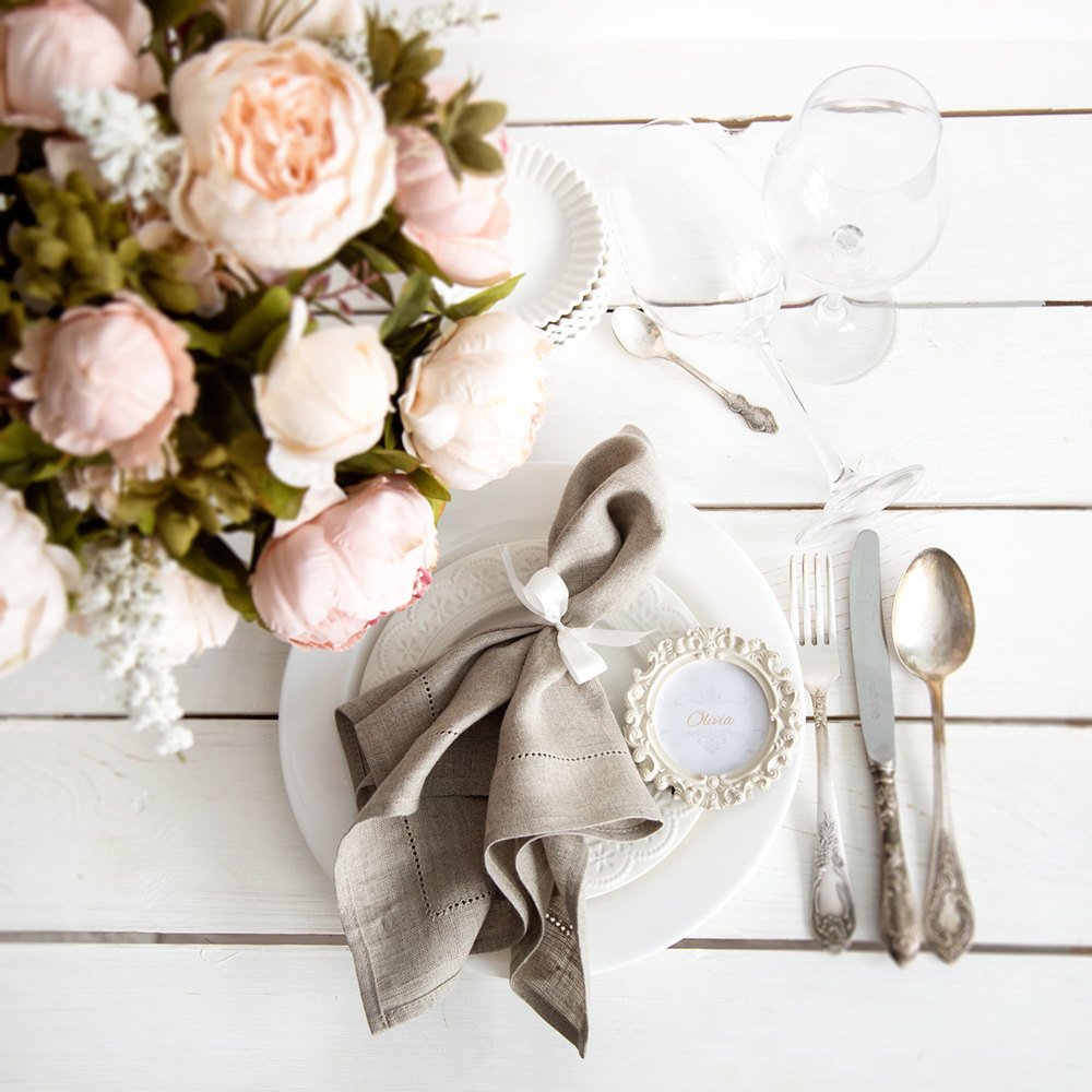 6 Stuks Wit Ajourrand Servette - Linen Napkin Set recensie en prijs
