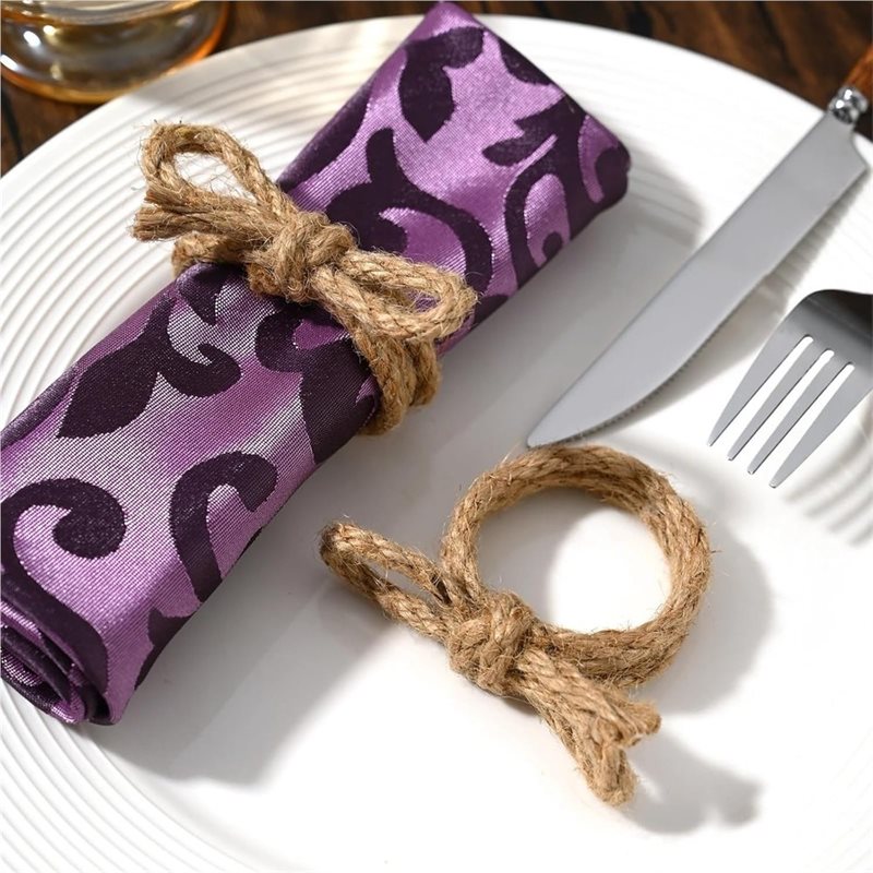 AAAN-12 stuks linnen gevlochte - Linen Napkin Set recensie en prijs