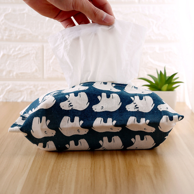 Katoen linnen Tissue Box Auto  - Linen Napkin Set recensie en prijs