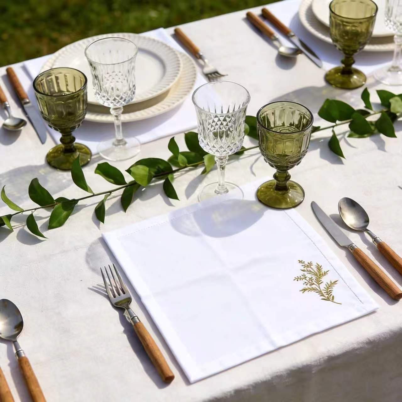 Stoffen Servetten Katoen Linne - Linen Napkin Set recensie en prijs