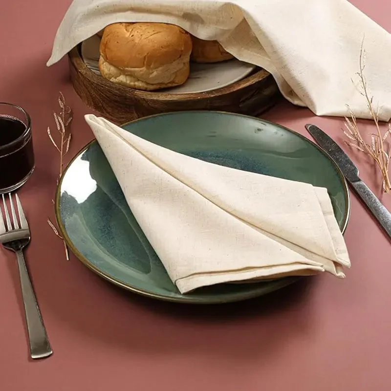 Set van 6/10/12 30x30cm linnen - Linen Napkin Set recensie en prijs