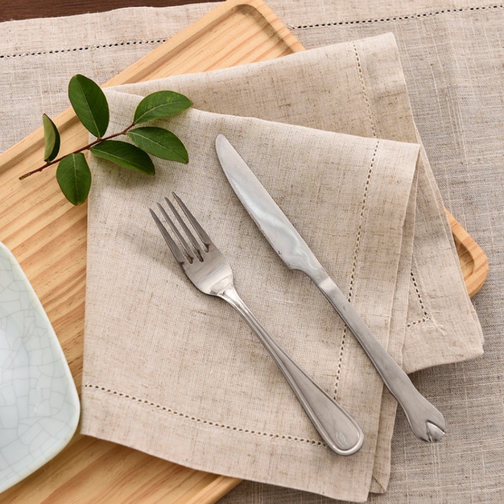 1/5/10 stuks Hemstitched Linne - Linen Napkin Set recensie en prijs