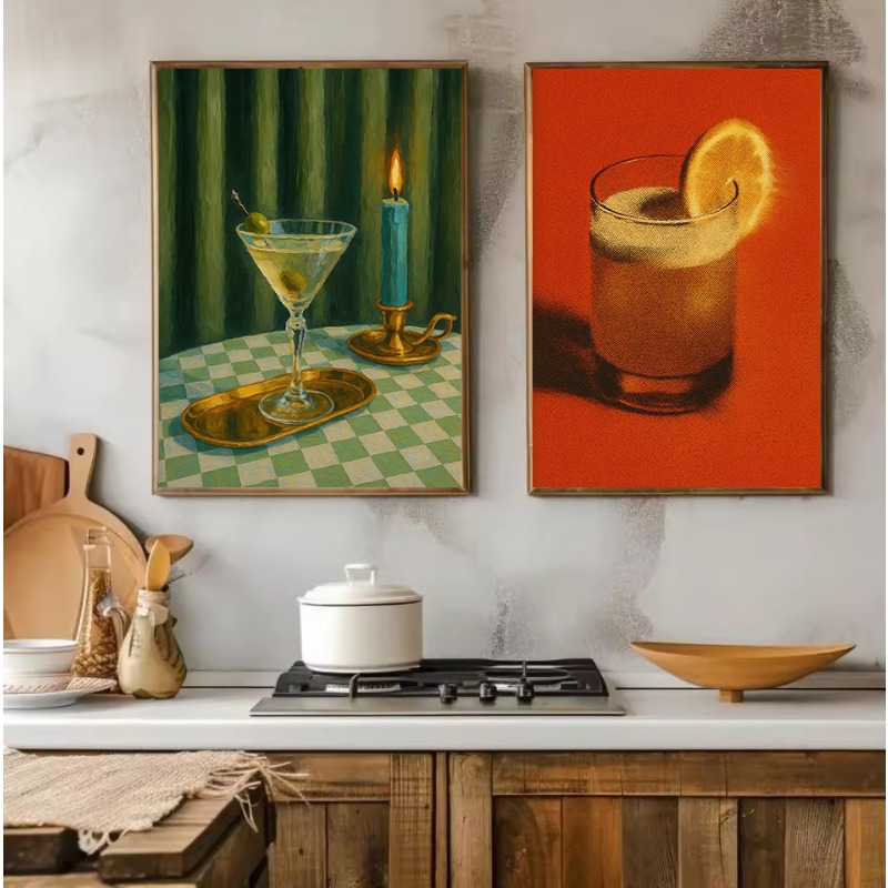 1pc Frameloze Vintage Zwarte K - Luxury Lifestyle Picture recensie en prijs