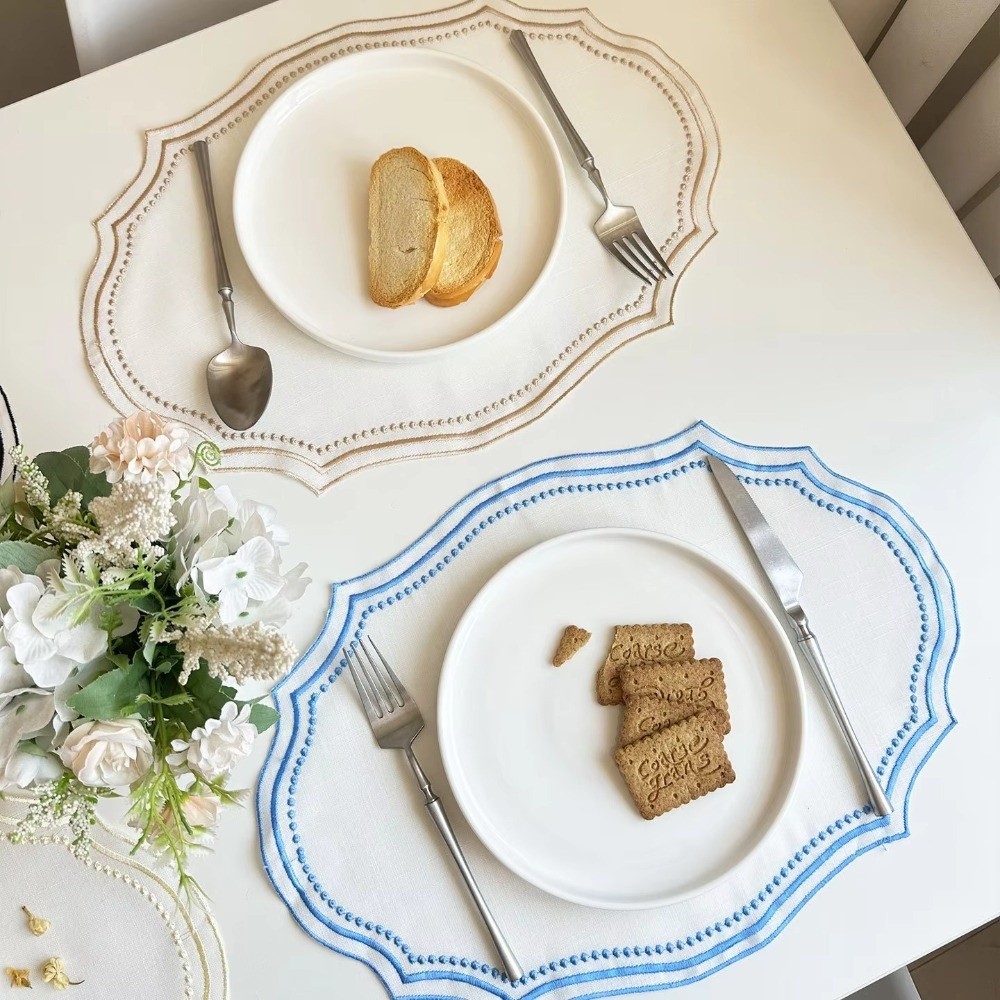 Nieuwe vintage placemats, gebo - Linen Napkin Set recensie en prijs