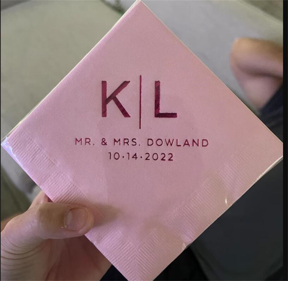 50 stuks op maat gemaakte cock - Linen Napkin Set recensie en prijs